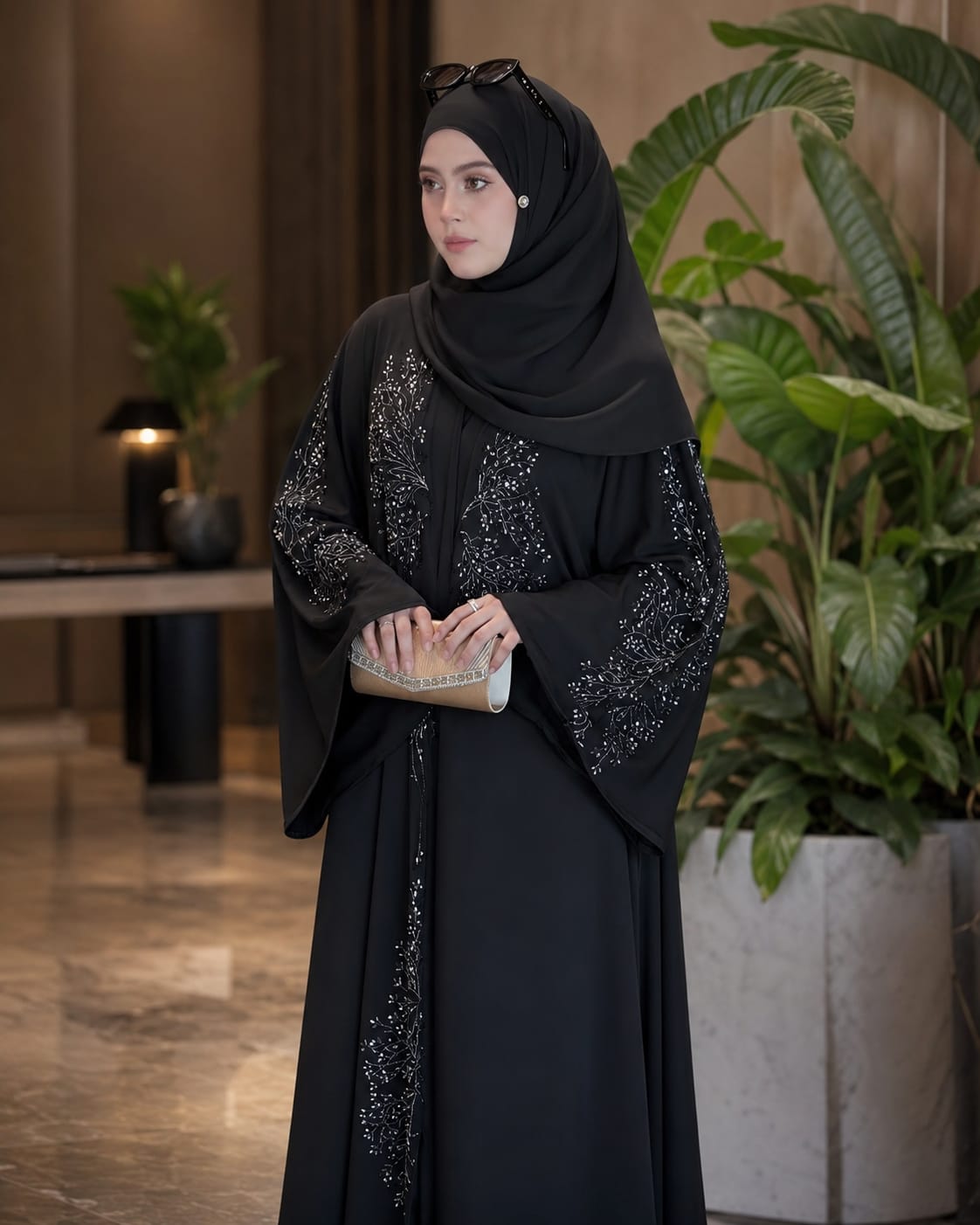 Meher Stone Abaya