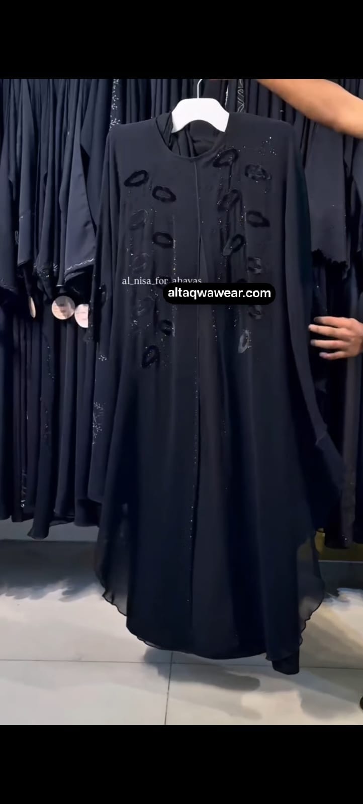 Luxury Valvet Abaya Set